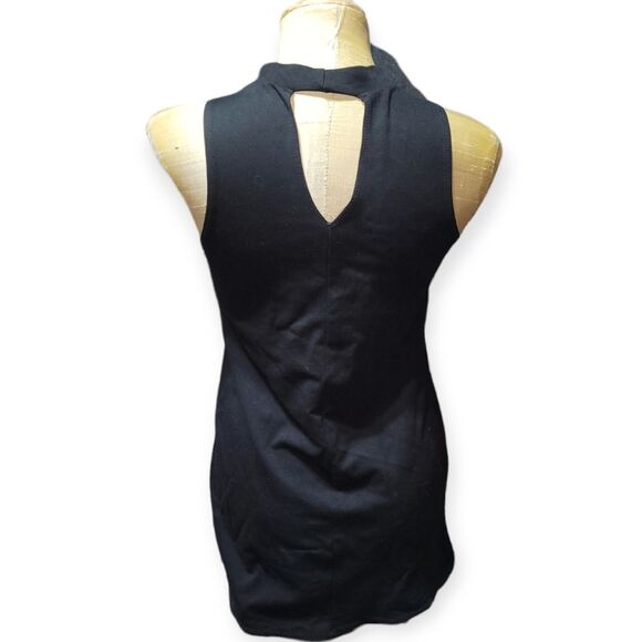 Rolla Coaster Sexy Fitted Black Dress - Picture 2 of 4